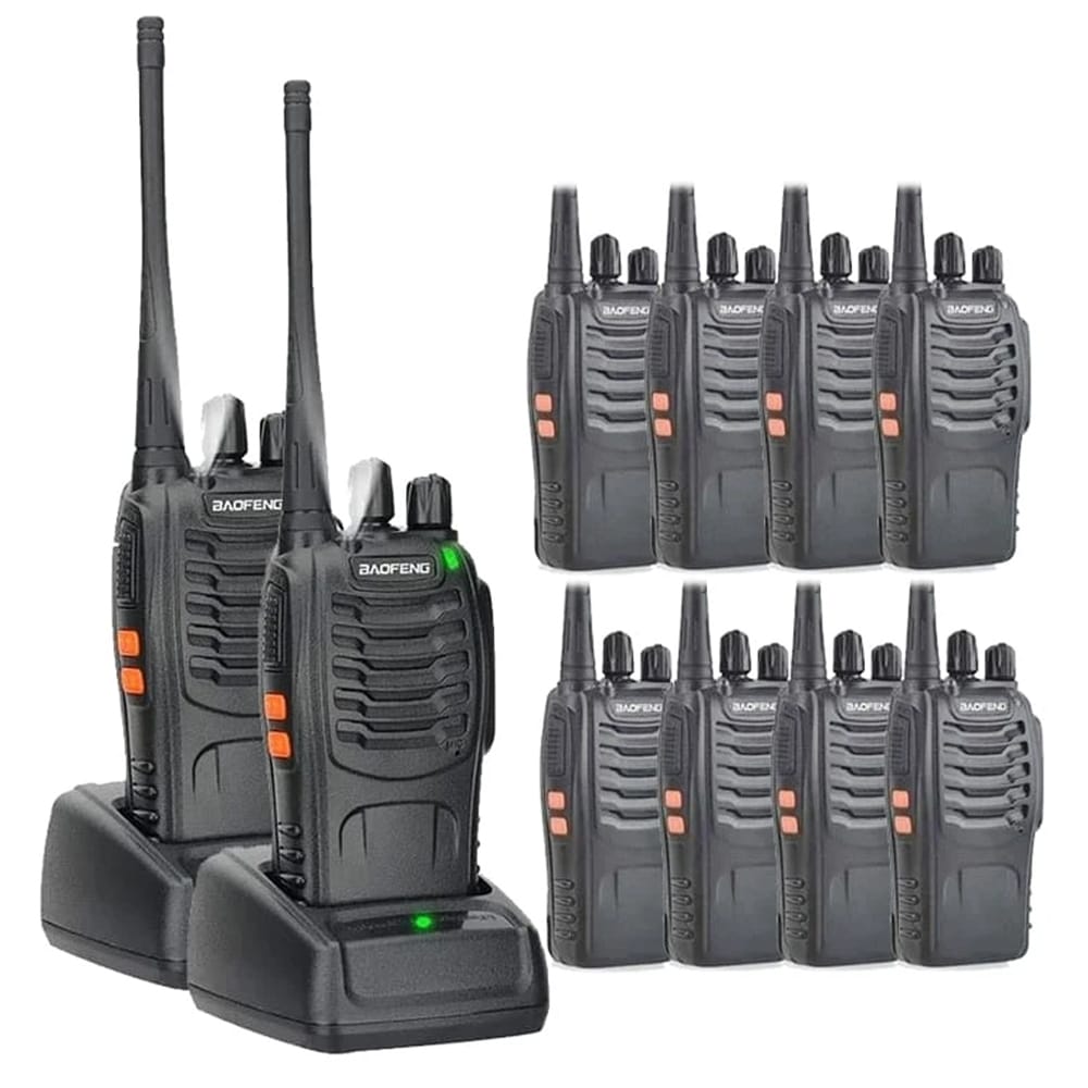 10er-Set Baofeng BF-888S PMR446 lizenzfreie Walkie-Talkies, perfekt für Unternehmen oder Veranstaltungen in Deutschland.