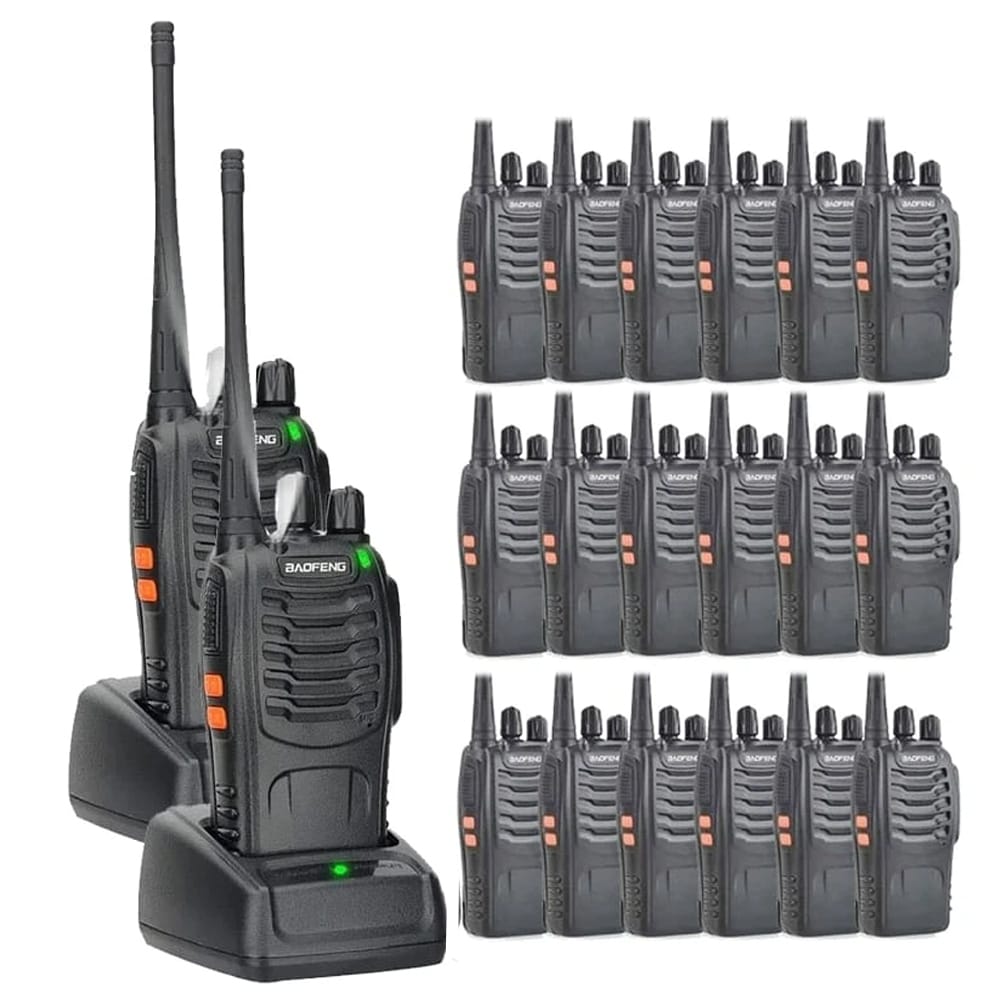 20er-Pack Baofeng BF-888S PMR446 Funkgeräte lizenzfrei, ideal für professionelle oder Freizeitnutzung in Deutschland.