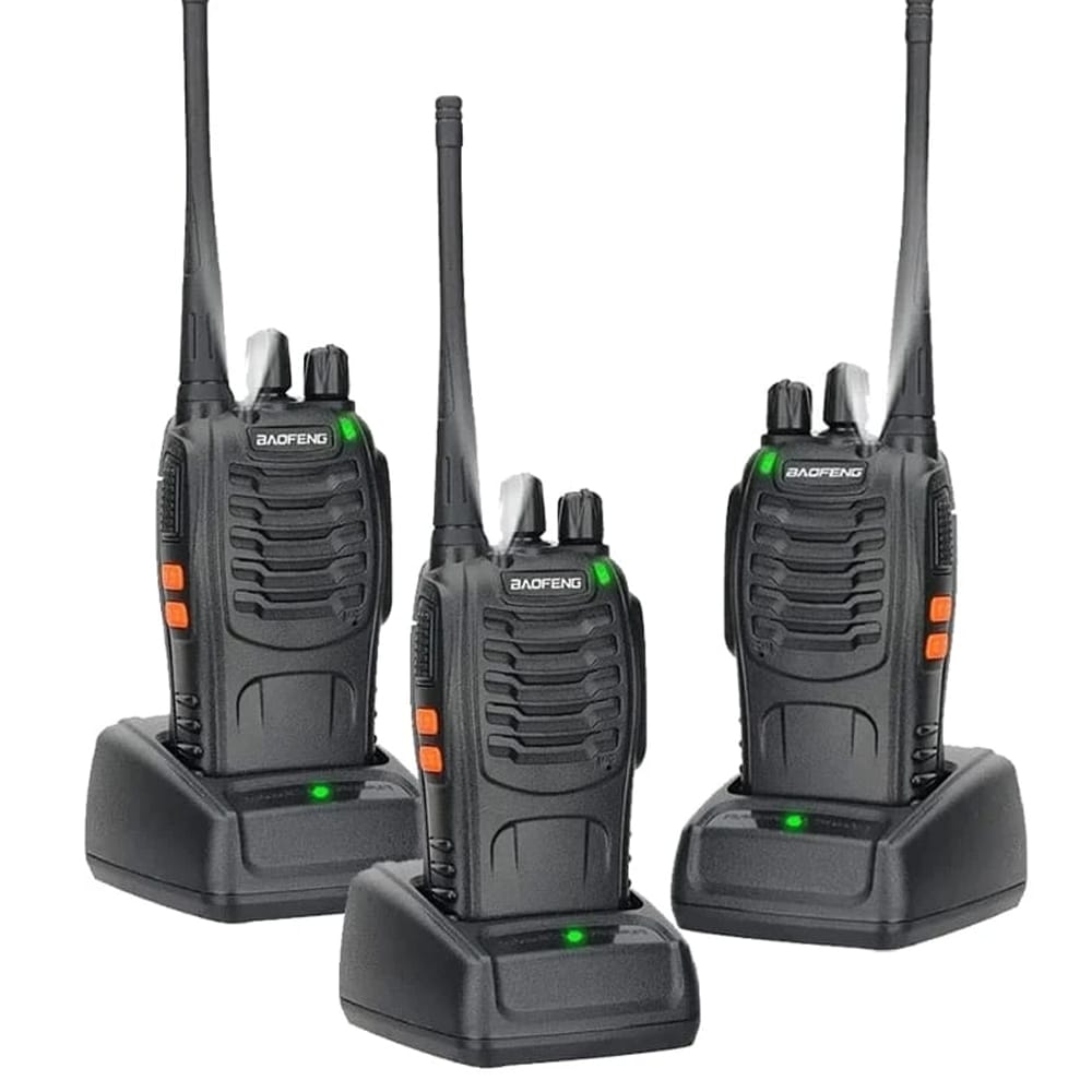 3 Baofeng BF-888S PMR446 Funkgeräte lizenzfrei, praktische Walkie-Talkies für den privaten und gewerblichen Einsatz in Deutschland.