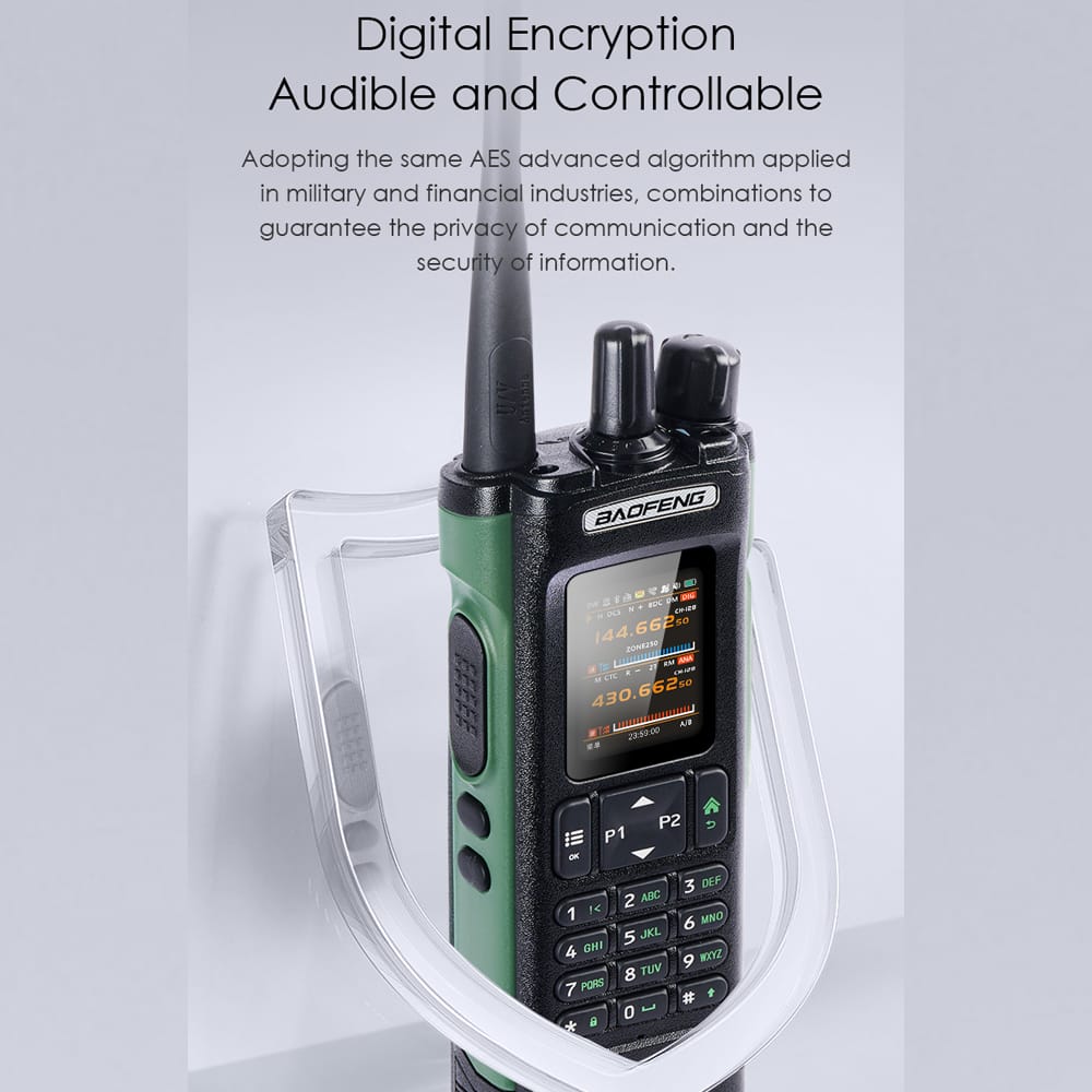 Baofeng DM-32UV DMR GPS 10W Funkgerät mit klarer Audioqualität und intuitiver Steuerung für professionellen Einsatz