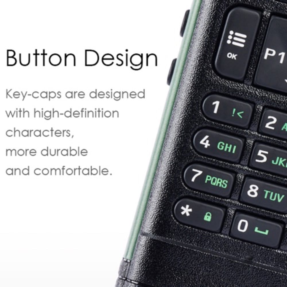 Baofeng DM-32UV DMR Walkie Talkie mit robustem Tasten-Design für zuverlässige Bedienung im Außeneinsatz