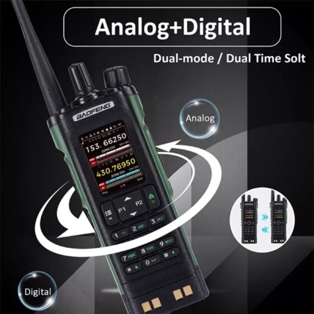 Baofeng DM-32UV DMR Walkie Talkie im Dual-Modus mit digitaler und analoger Kompatibilität
