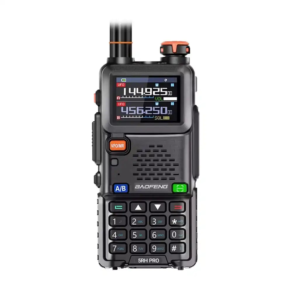 Baofeng BF-5RH Pro GPS 10W Langstrecken Walkie-Talkie Amateurfunkgerät VHF UHF