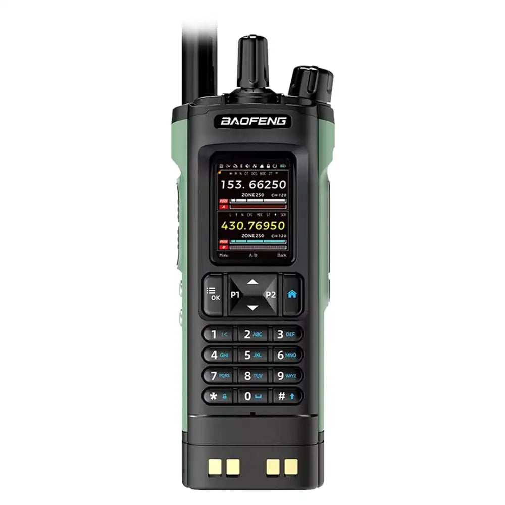 Baofeng DM-32 10W DMR Digital Walkie-Talkie mit GPS und Multi-Band-Funktion, ideal für professionelle Kommunikation.