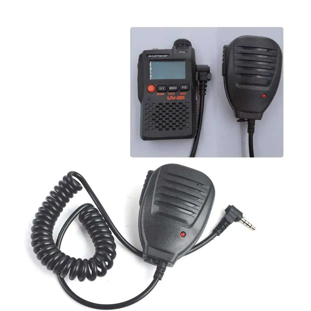 Baofeng Lautsprechermikrofon mit PTT für BF-T1, UV-3R, UV-T8 (1-Pin)