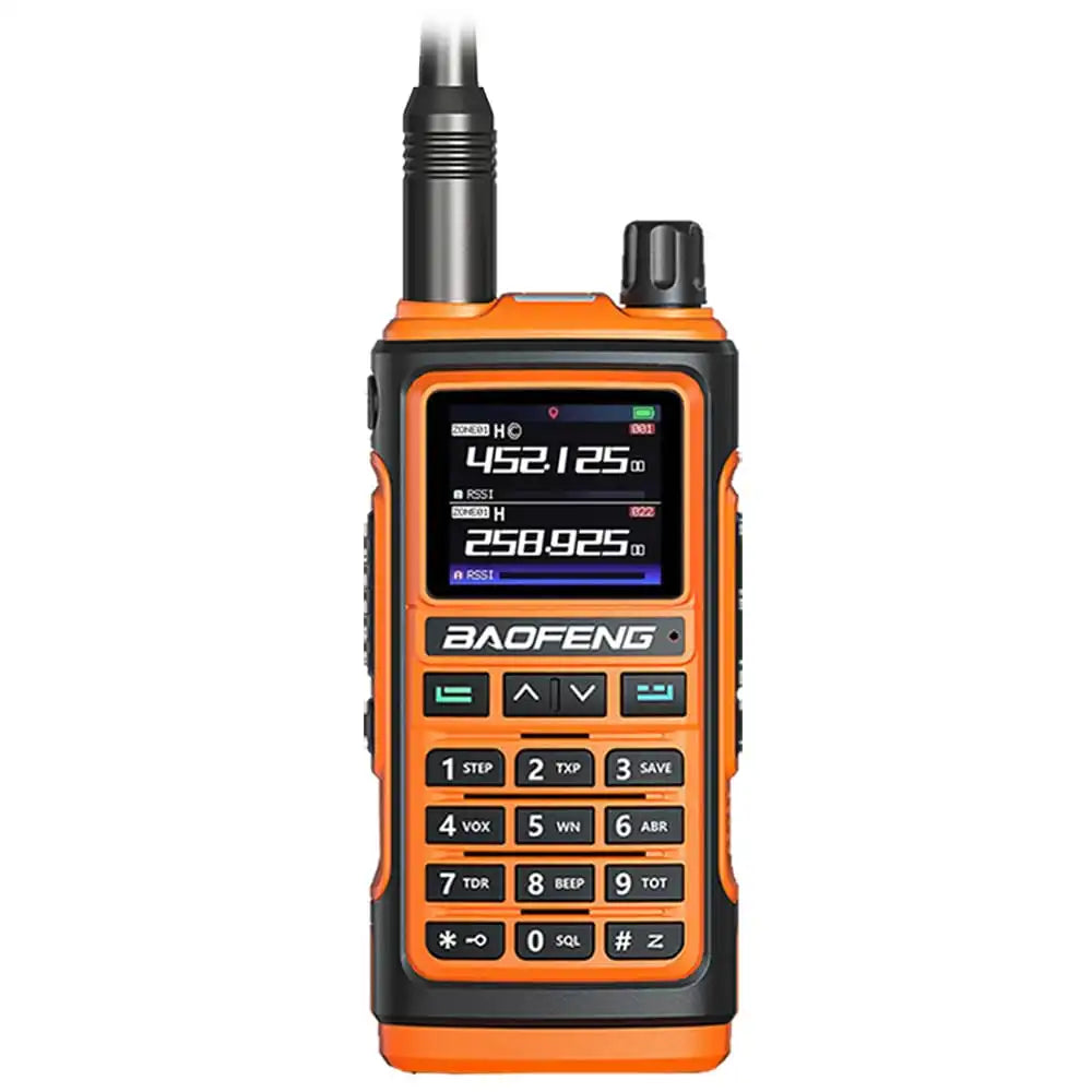 Baofeng UV-17 Pro Multiband Funkgerät in Orange, ein vielseitiges Handfunkgerät