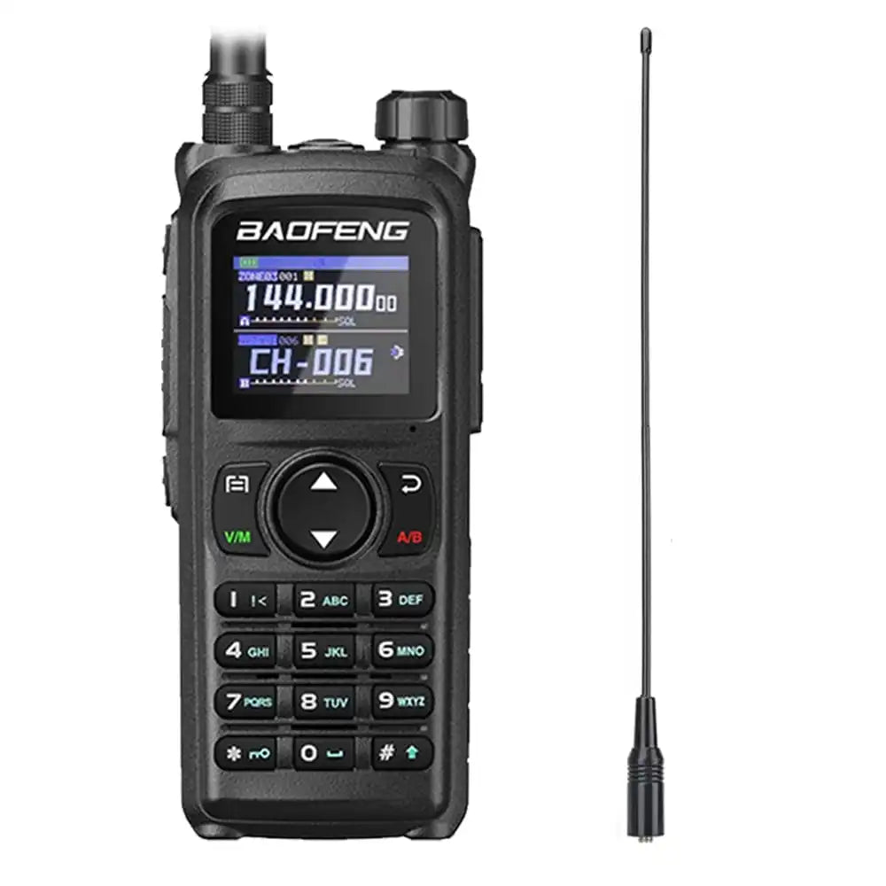 Baofeng UV-28 Pro GPS Bluetooth 10W Funkgerät mit NA-771 Antenne für erweiterte Reichweite.