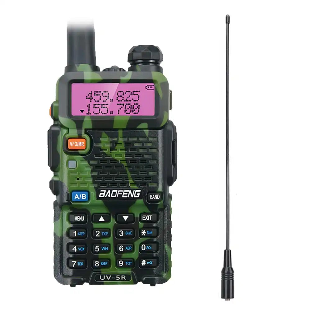 Baofeng UV-5R Camouflage-Funkgerät mit leistungsstarker NA-771 Antenne für optimale Kommunikation