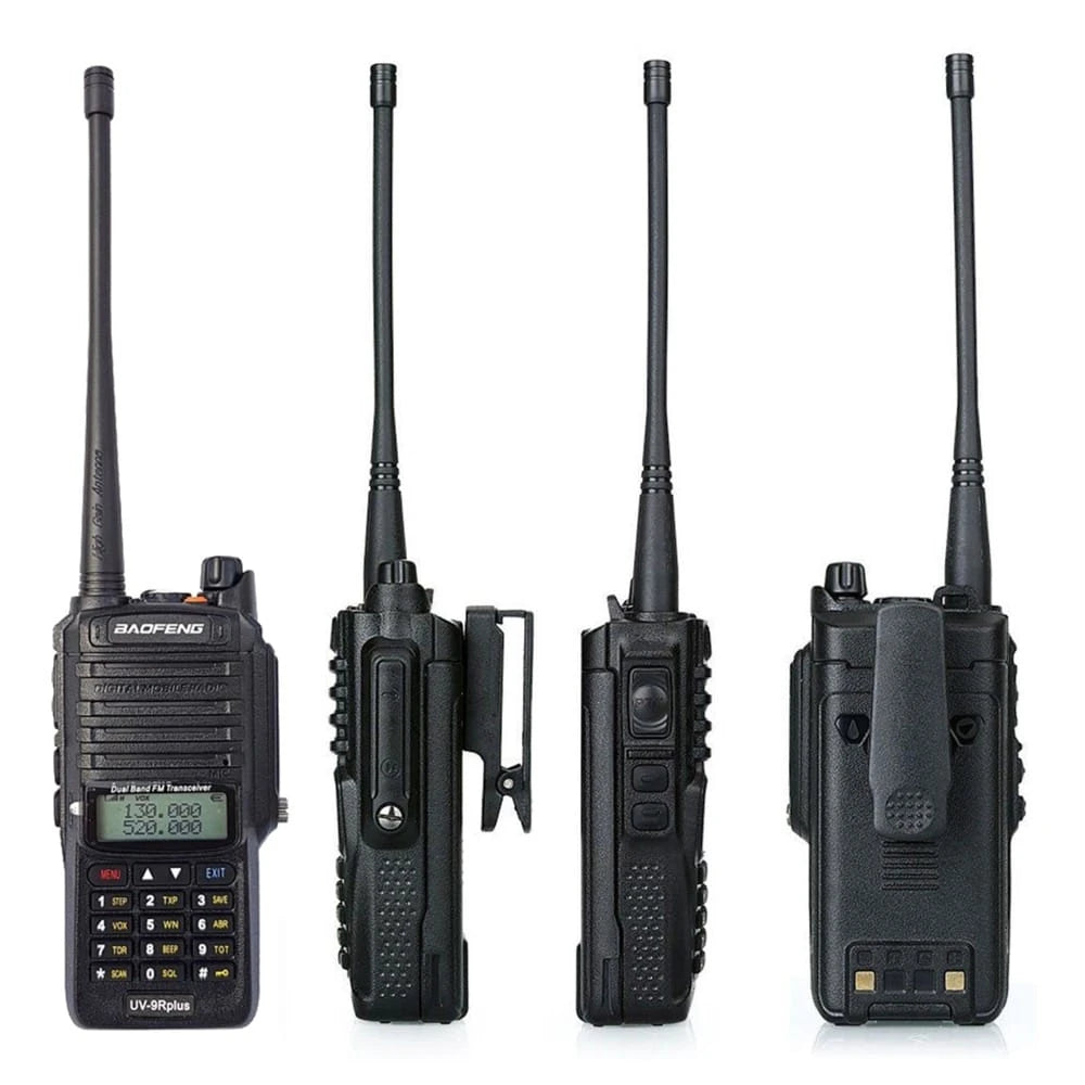 Baofeng UV-9R Plus Walkie-Talkie, IP67 wasserdicht und staubdicht, ideal für Outdoor-Abenteuer und anspruchsvolle Umgebungen. Robustes 8W Funkgerät mit langer Akkulaufzeit.