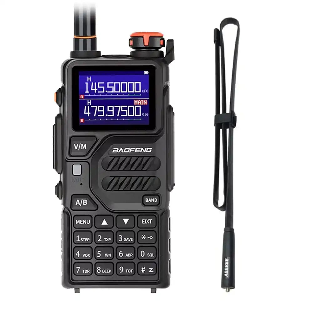 Baofeng UV-K5 Plus 10W Langstrecken-Walkie-Talkie mit taktischer 108cm Antenne