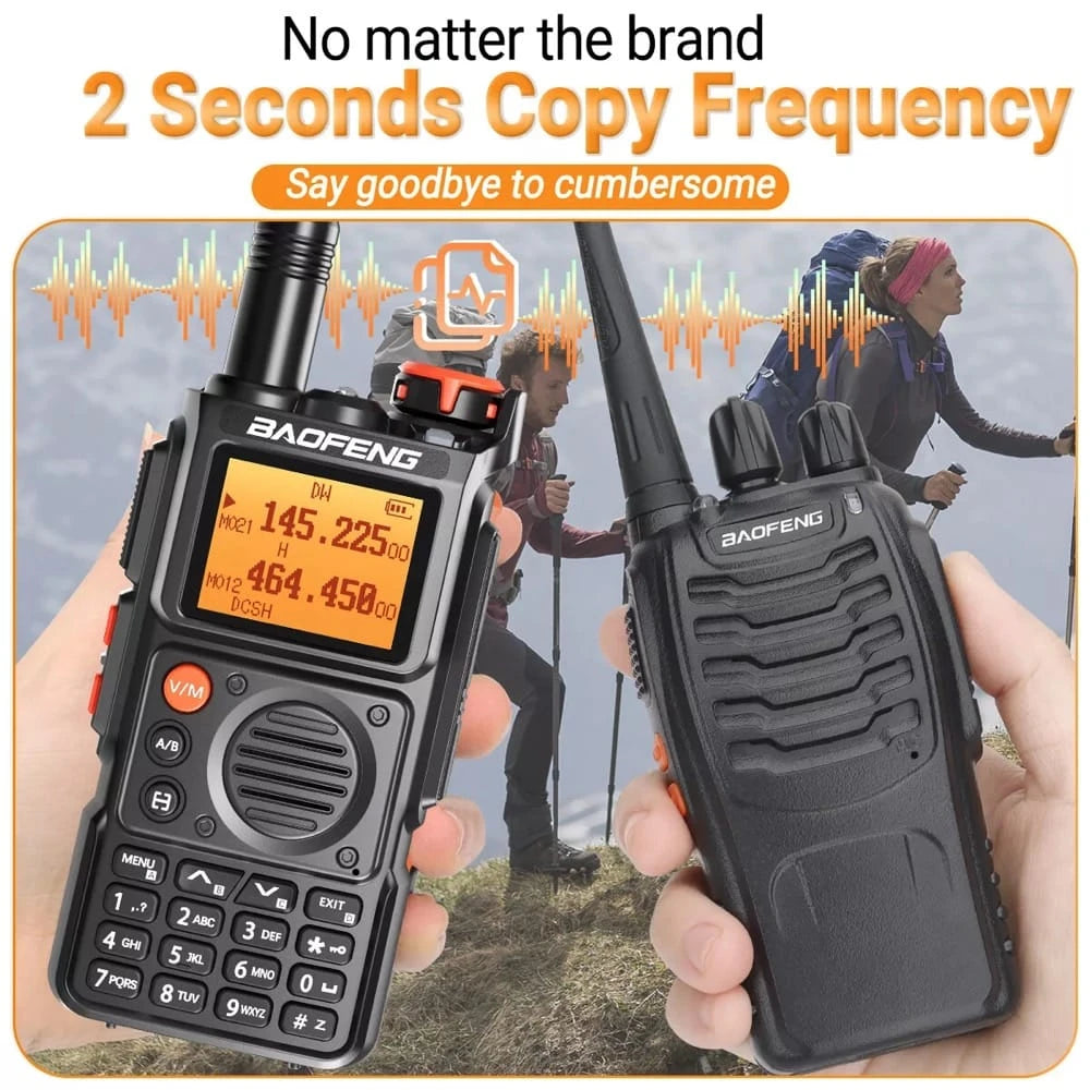 Baofeng UV-K6 Walkie-Talkie: Schnelle 2-Sekunden-Frequenzkopie für einfache Kommunikation über verschiedene Marken hinweg