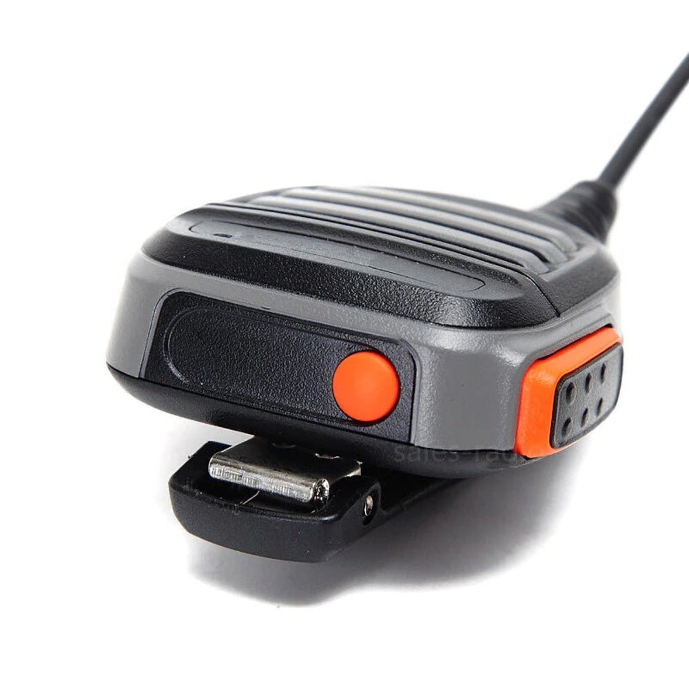 Wasserdichtes Baofeng 2-Pin-Lautsprechermikrofon mit PTT-Taste für die Modelle UV-5R, BF-888S und weitere Walkie-Talkies.