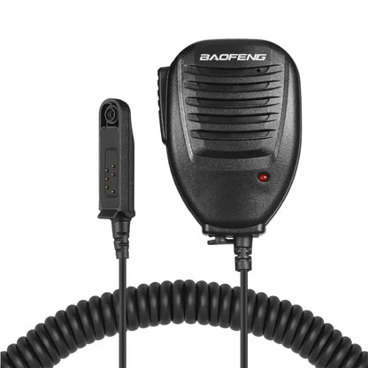 Baofeng Speaker Mic, Nahaufnahme der PTT-Taste und des Lautsprechers